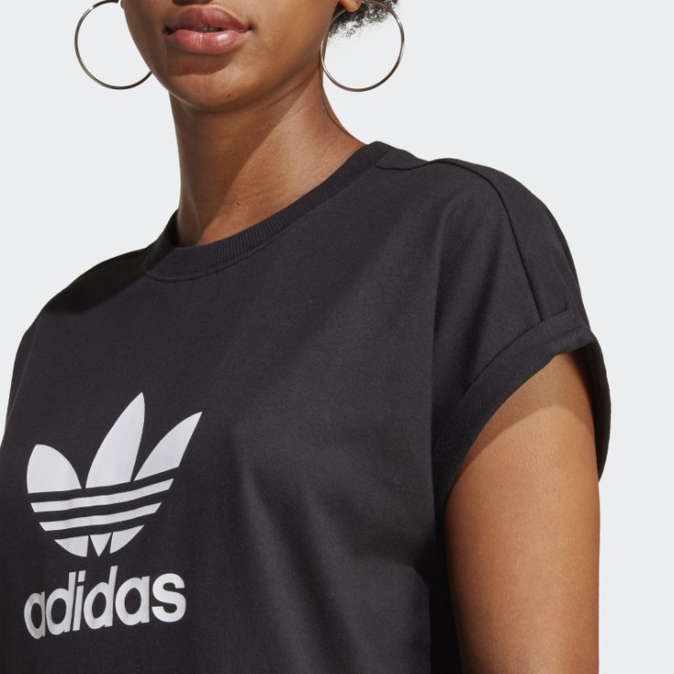 Vestido Negro Adidas Adicolor Classics Trefoil