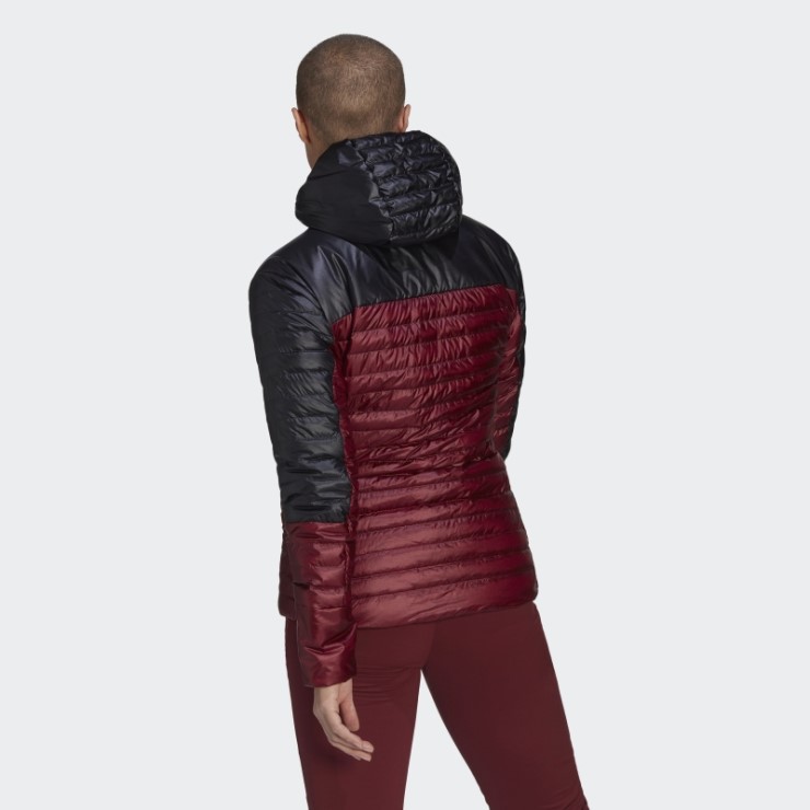 Chaqueta Roja Con Capucha Techrock Para Todo El Año Adidas