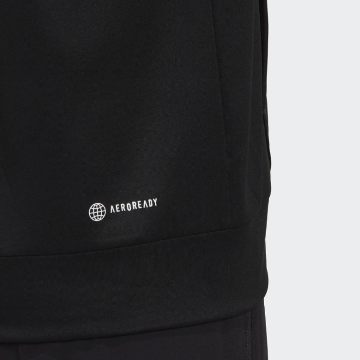 Aeroready Game And Go Top Con Media Cremallera Y Logo Pequeño Adidas Negro