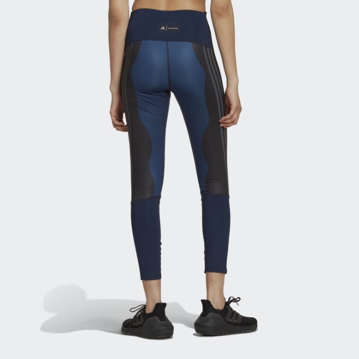 Adidas Marimekko Run Icons 3-stripes 7/8 Leggings De Running Azul Marino