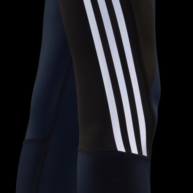Adidas Marimekko Run Icons 3-stripes 7/8 Leggings De Running Azul Marino