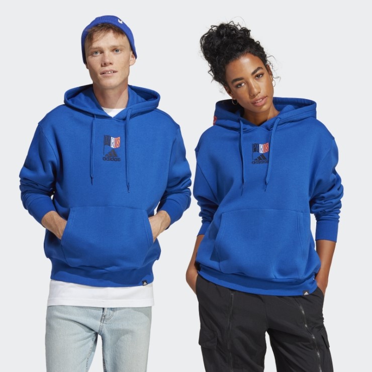 Adidas Graphic Sudadera Con Capucha Azul Real