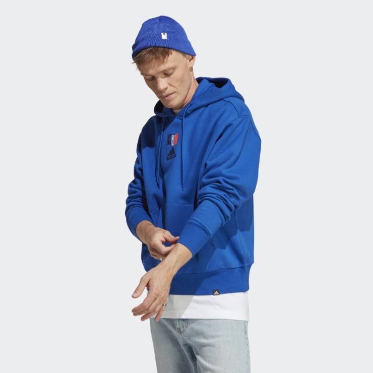 Adidas Graphic Sudadera Con Capucha Azul Real