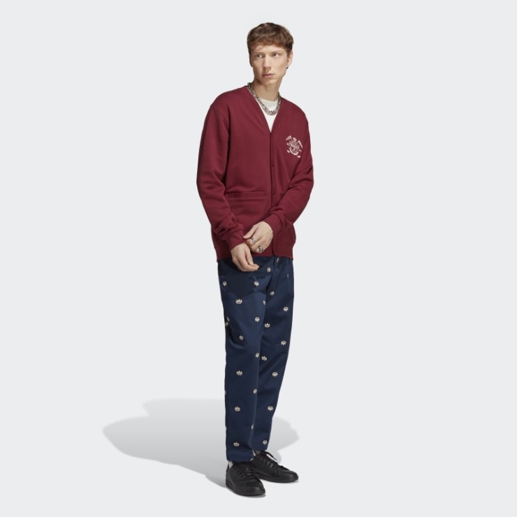 Cárdigan De Archivo De Gráficos Adidas Rojo