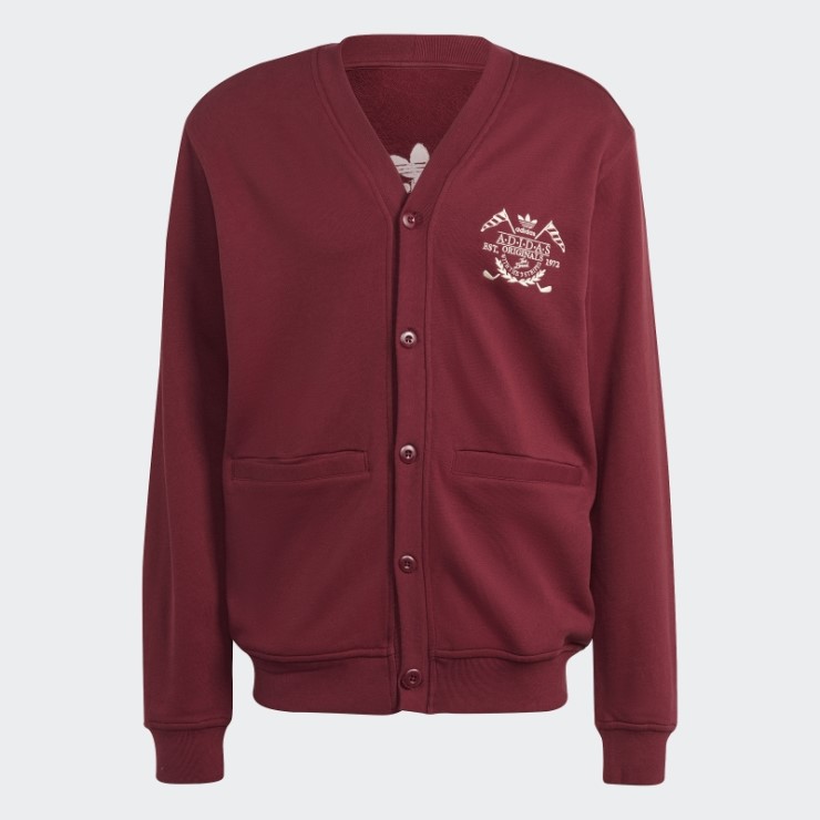 Cárdigan De Archivo De Gráficos Adidas Rojo