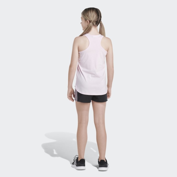 Camiseta Sin Mangas Tulipa Rosa Adidas