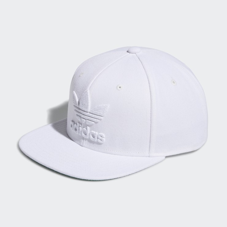 Gorra Snapback Trefoil Adidas Blanca