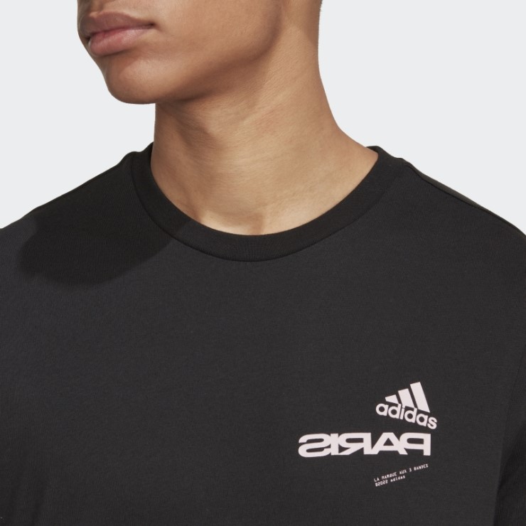 Camiseta Paris Negra Adidas