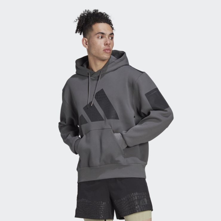 Lo Mejor De La Moda Gris De Adidas Sudadera Con Capucha De Entrenamiento