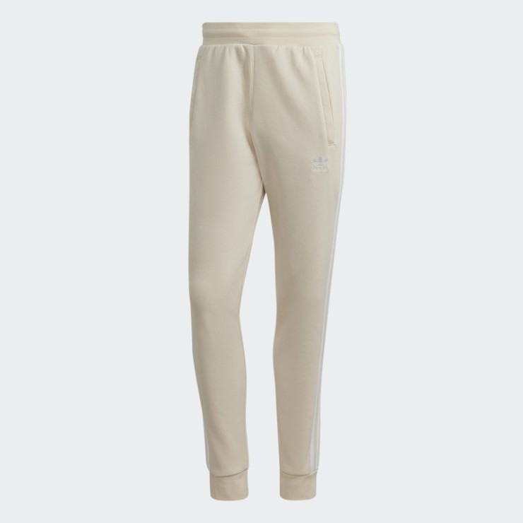 Pantalones Adidas Adicolor Classics 3 Rayas Blanco