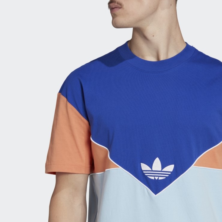 Camiseta Azul Adidas Adicolor Archivo De Temporada