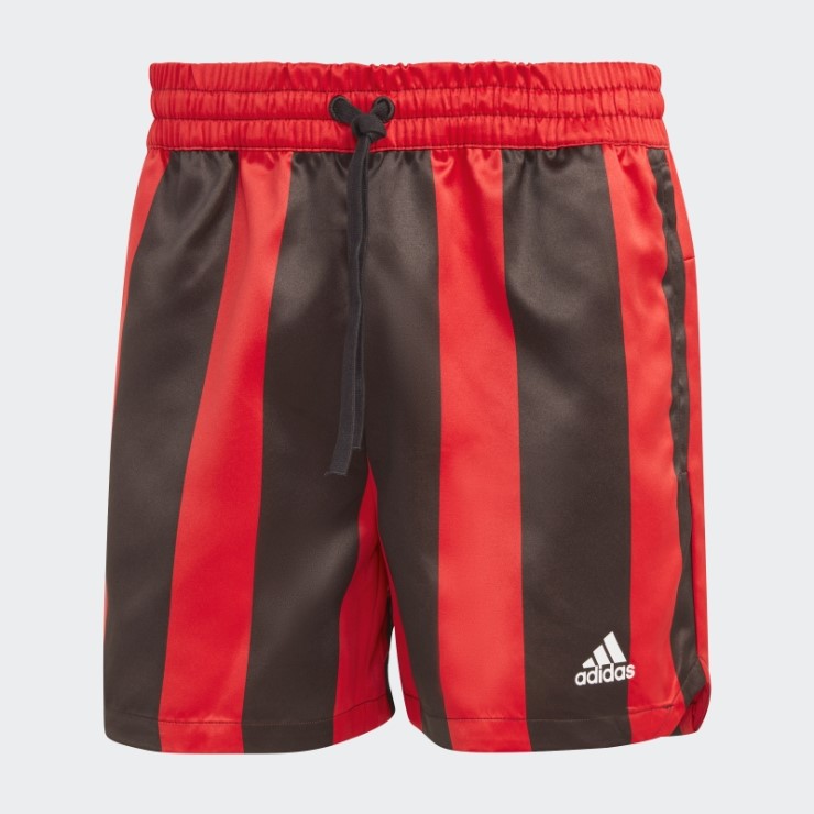 Shorts De Raso Adidas Escarlata