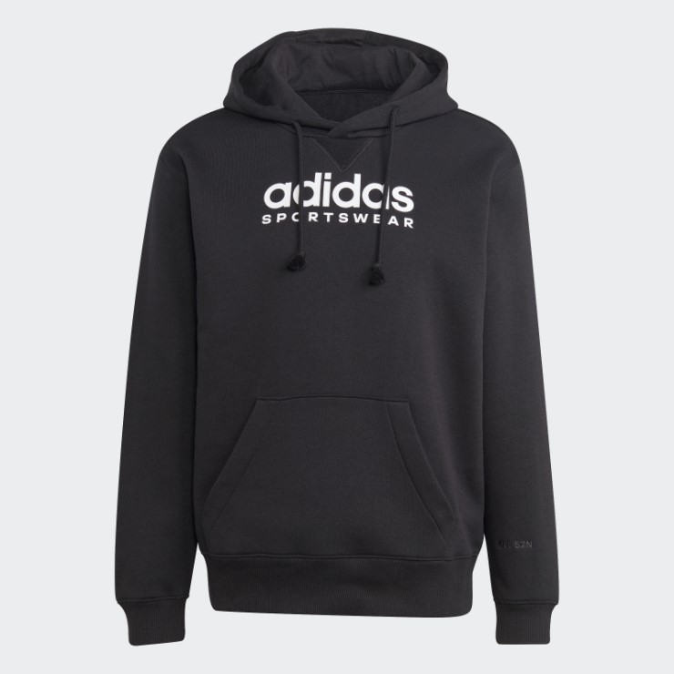 Adidas All Szn Fleece Sudadera Con Capucha Negra