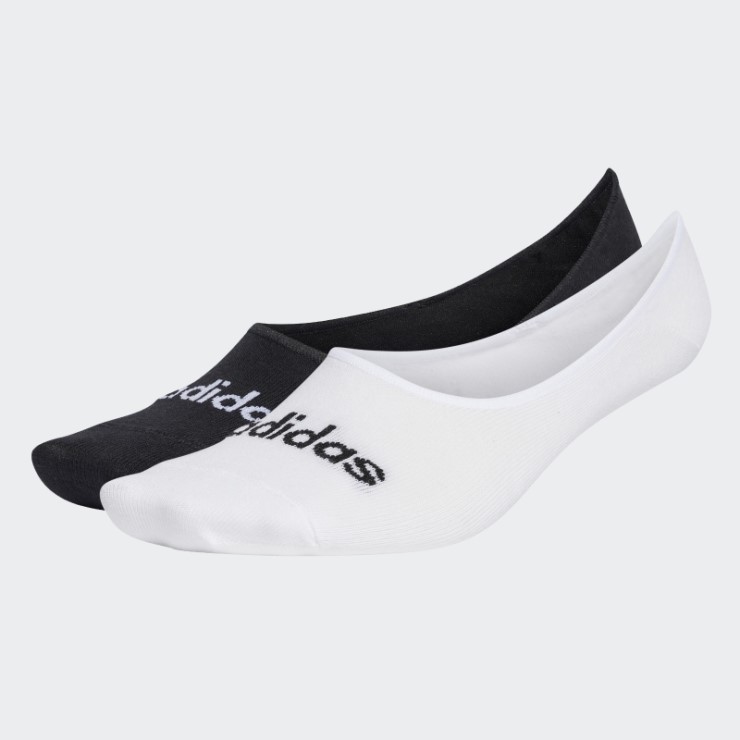 Calcetines Blancos Adidas Thin Linear Ballerina 2 Pares