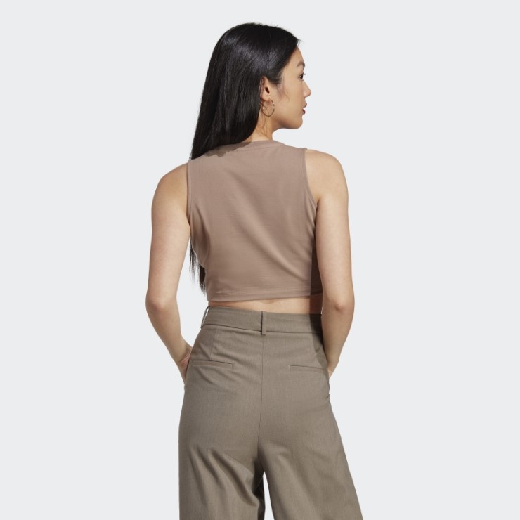 Camiseta Sin Mangas Marron Caliza Adidas