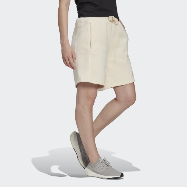 Adidas Ecru Tint All Szn Shorts De Vellón