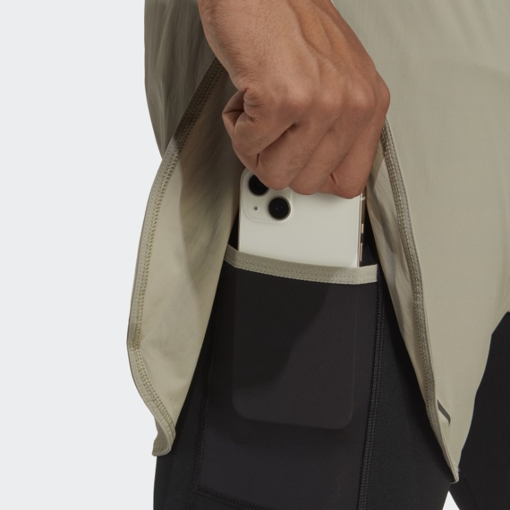 Adidas Heat.rdy Hiit 2-in-1 Shorts De Entrenamiento Plateados