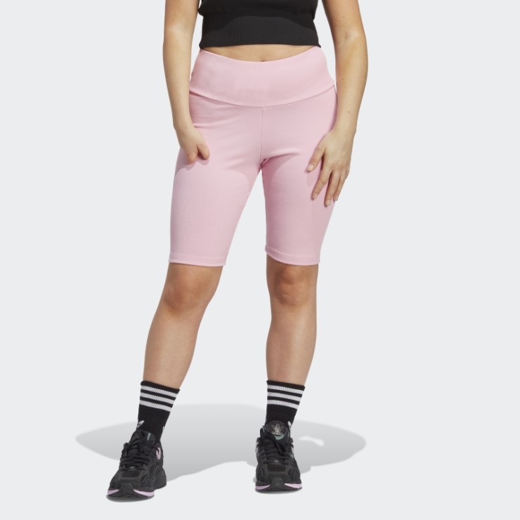 Leggings Cortos Adidas Adicolor Essentials Rosa Verdadero
