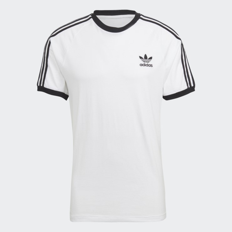 Camiseta Blanca Adidas Adicolor Classics 3 Rayas