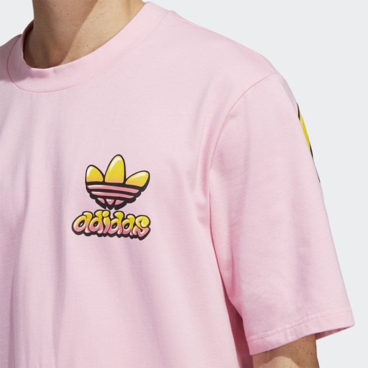 Camiseta Jeremy Scott (género Neutral) Rosa Claro Adidas