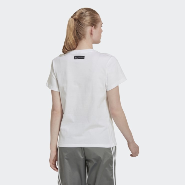 Adidas Camiseta Marimekko Gráfica Blanca