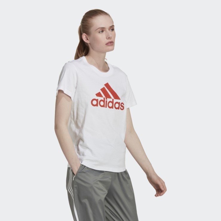 Adidas Camiseta Marimekko Gráfica Blanca