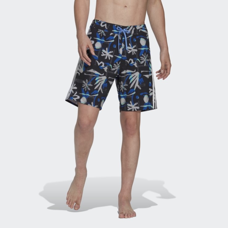 Pantalón Corto Técnico Adidas Season Floral Beach Negro