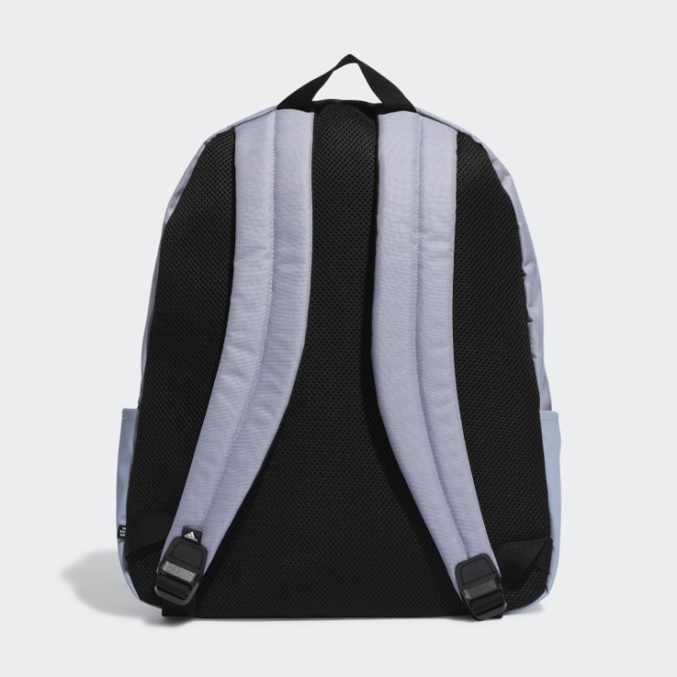 Mochila Clásica 3 Rayas Horizontal Adidas Plata Violeta