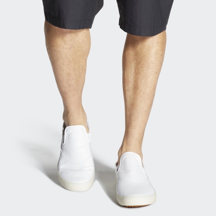 Blanco Adidas Matchcourse Zapatos De Golf Sin Clavos