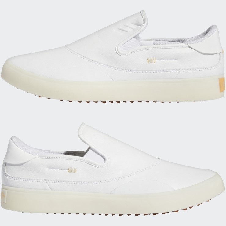 Blanco Adidas Matchcourse Zapatos De Golf Sin Clavos