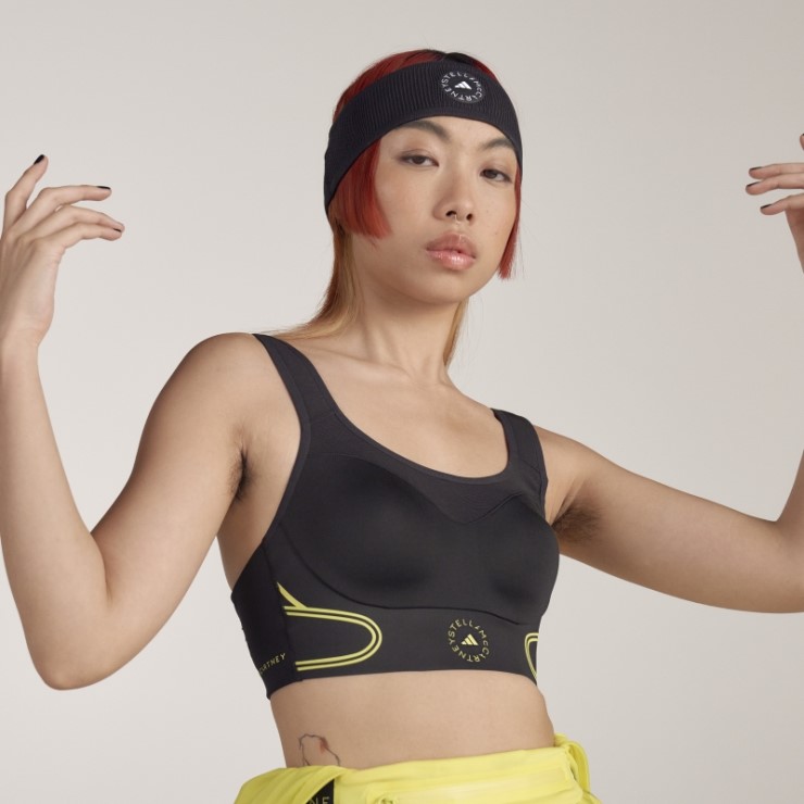 Sujetador Deportivo Adidas By Stella Mccartney Truepace Hot High Support Negro