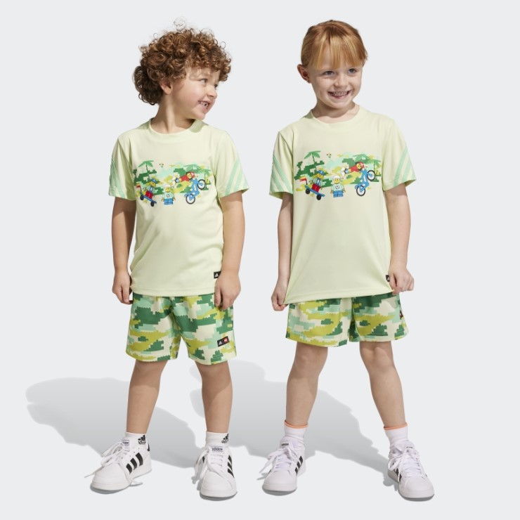 Adidas X Lego Play Conjunto De Camiseta Y Shorts Halo