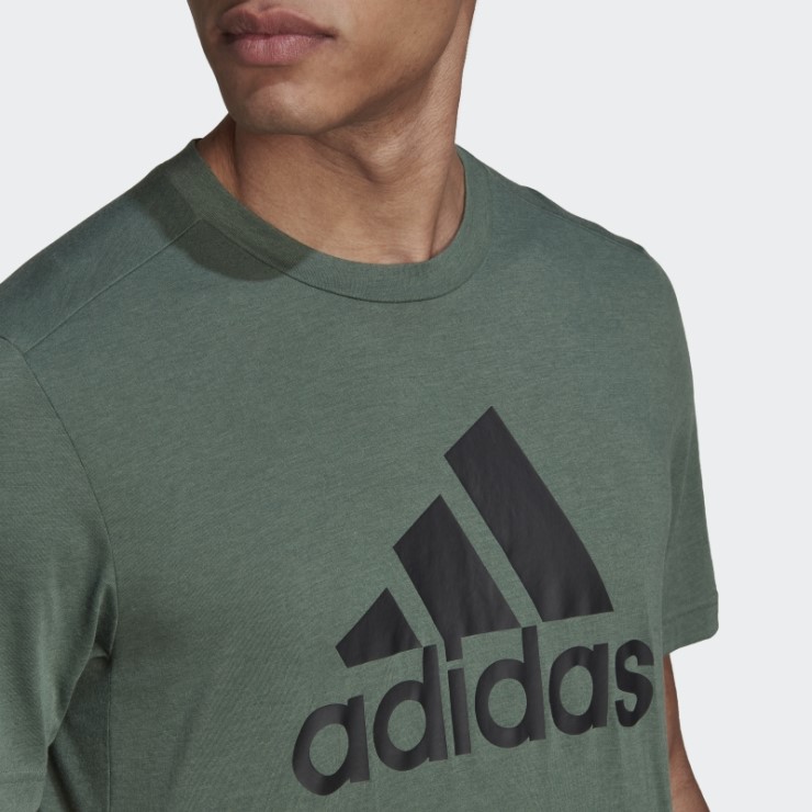 Camiseta Verde óxido Adidas Aeroready Design 2 Move Feelready Sport Logo