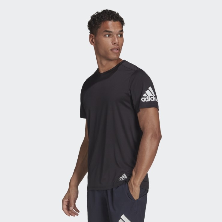 Camiseta Negra Adidas Run It