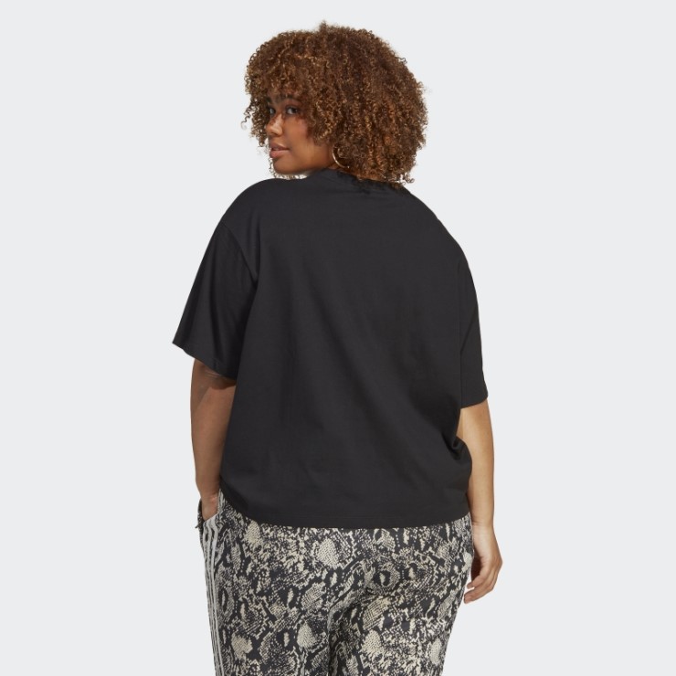 Camiseta Gráfica Adidas (talla Grande) Negra