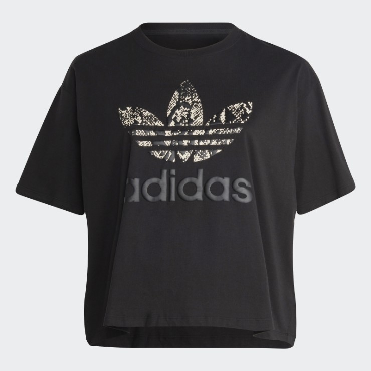 Camiseta Gráfica Adidas (talla Grande) Negra