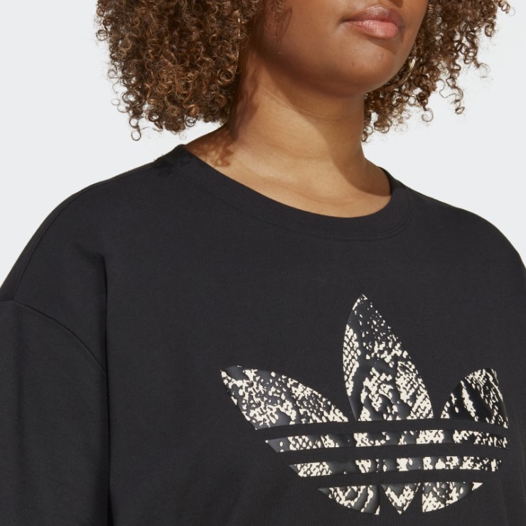 Camiseta Gráfica Adidas (talla Grande) Negra