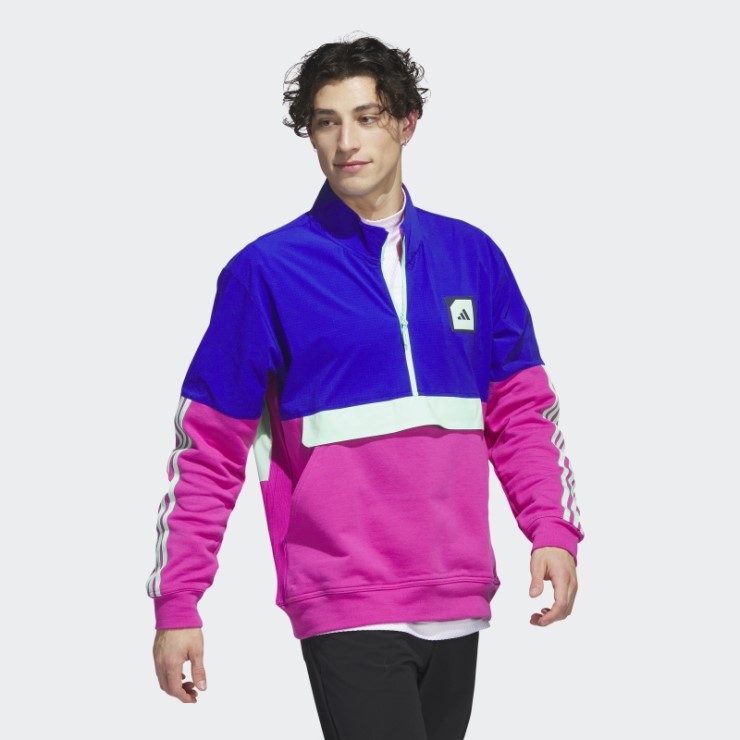 Adidas Adicross 1/2-zip Golf Anorak Azul