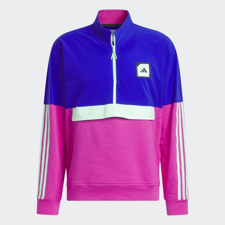 Adidas Adicross 1/2-zip Golf Anorak Azul