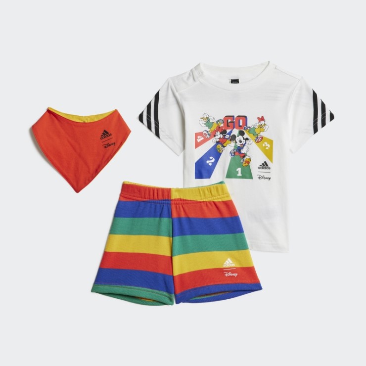 Adidas X Disney Mickey Mouse Set De Regalo Blanco Caliente