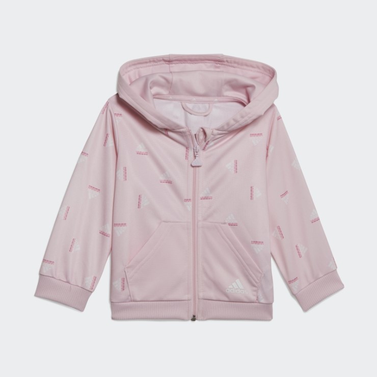 Chándal De Poliéster Brillante Brandlove Adidas Rosa