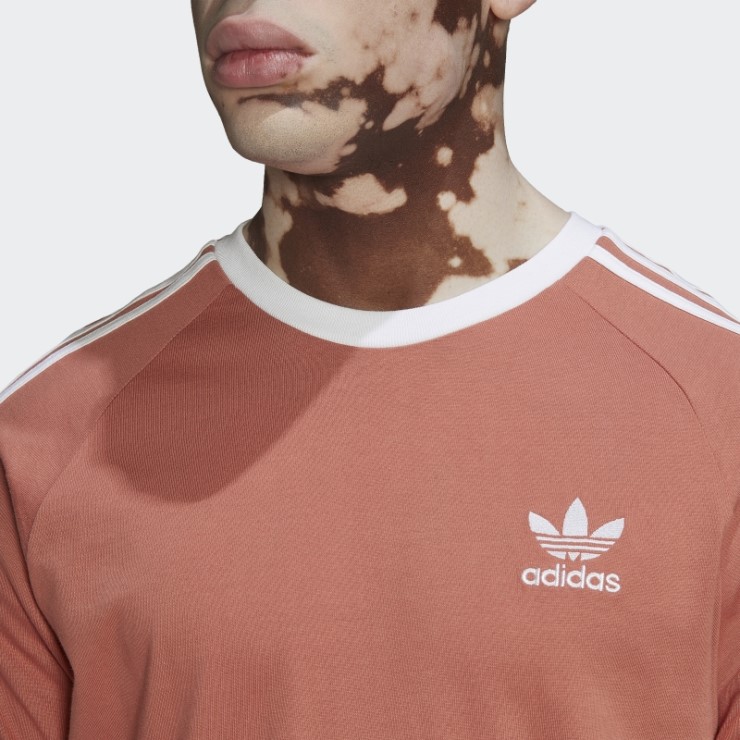 Camiseta Adidas Adicolor Classics 3 Rayas Tierra