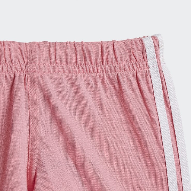 Conjunto De Camisetas Y Pantalones Cortos De Trébol Adidas Blanco