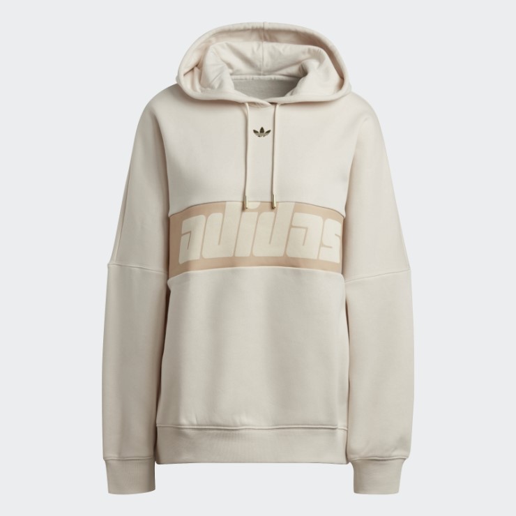 Blanco Adidas Ski Chic Sudadera Con Capucha Caliente