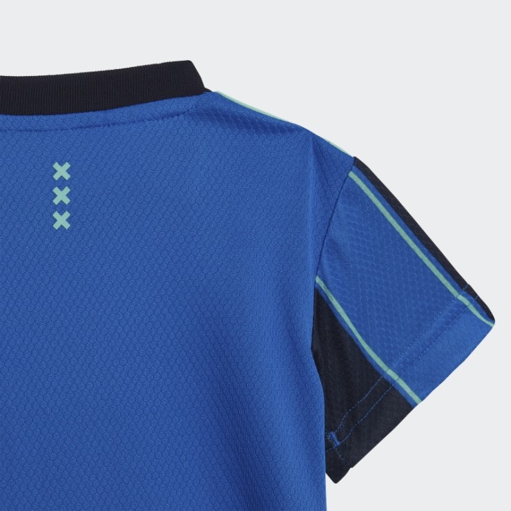 Kit Bebe Ajax Amsterdam 21/22 Segunda Equipación Azul Adidas