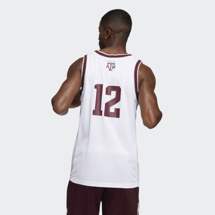 Camiseta Adidas Aggies Swingman Blanca