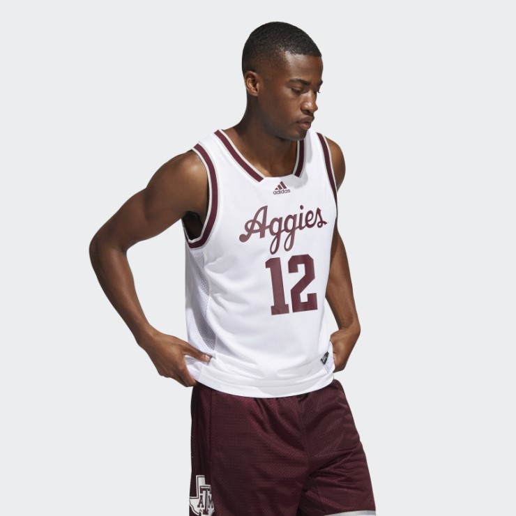Camiseta Adidas Aggies Swingman Blanca