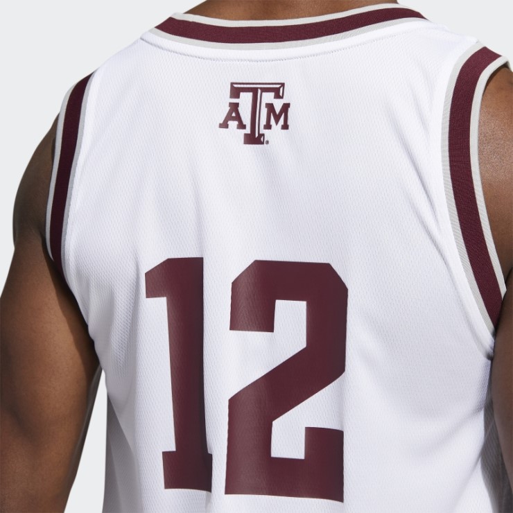 Camiseta Adidas Aggies Swingman Blanca
