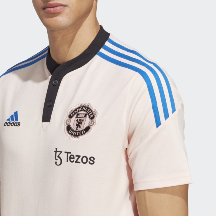 Polo Adidas Manchester United Condivo 22 Rosa Hielo