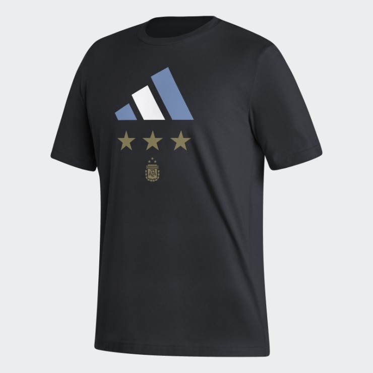 Adidas Camiseta Negra Campeones Argentina 2022